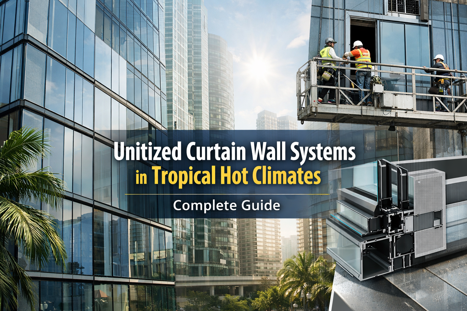 Unitized Curtain Wall Systems in Tropical Hot Climates