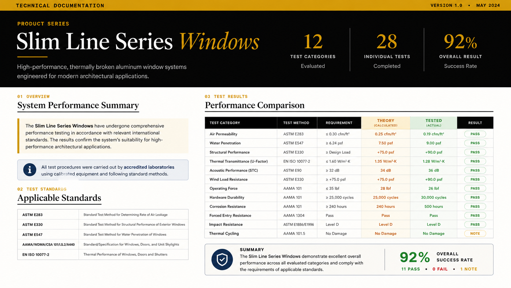 Slim Line Series Windows: ASTM Compliance, Hardware Engineering & Modern Sightline Design