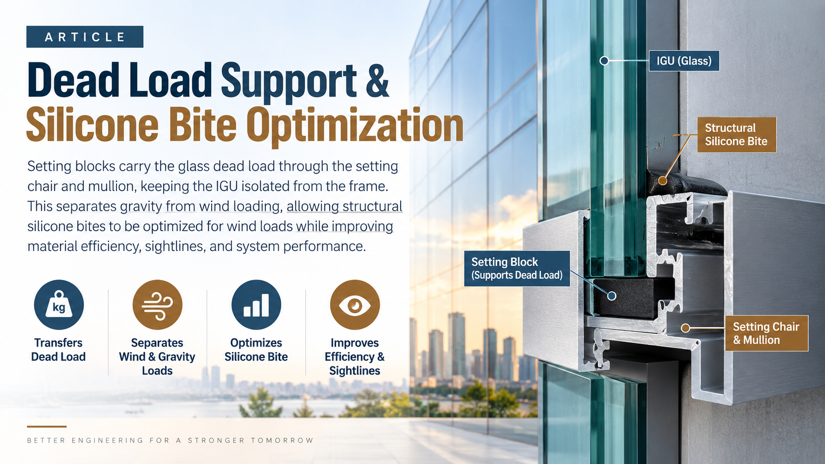 Dead Load Support & Silicone Bite Optimization