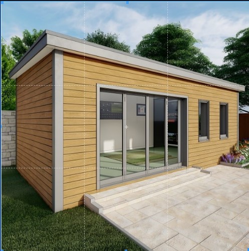 Reynobond india Reynoarch Wpc Louvers 3 Flute Trio + Panel