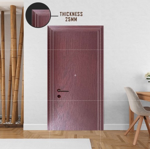 Alstone WPC Prelam Doors Hybrid ,Standard Size, Thickness 25 mm