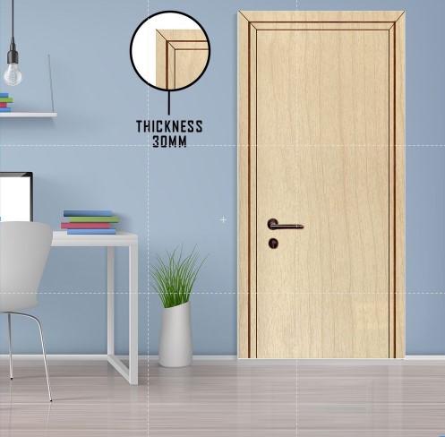 Alstone Wpc Prelam Doors Eco ,Standard Size, Thickness 30 Mm