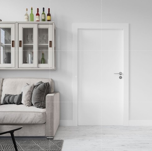 Alstone Solid Plain Door Hybrid ,Standard Size , Thickness 30mm