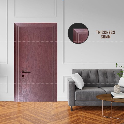 Alstone WPC Prelam Doors Hybrid ,Standard Size, Thickness 30 mm