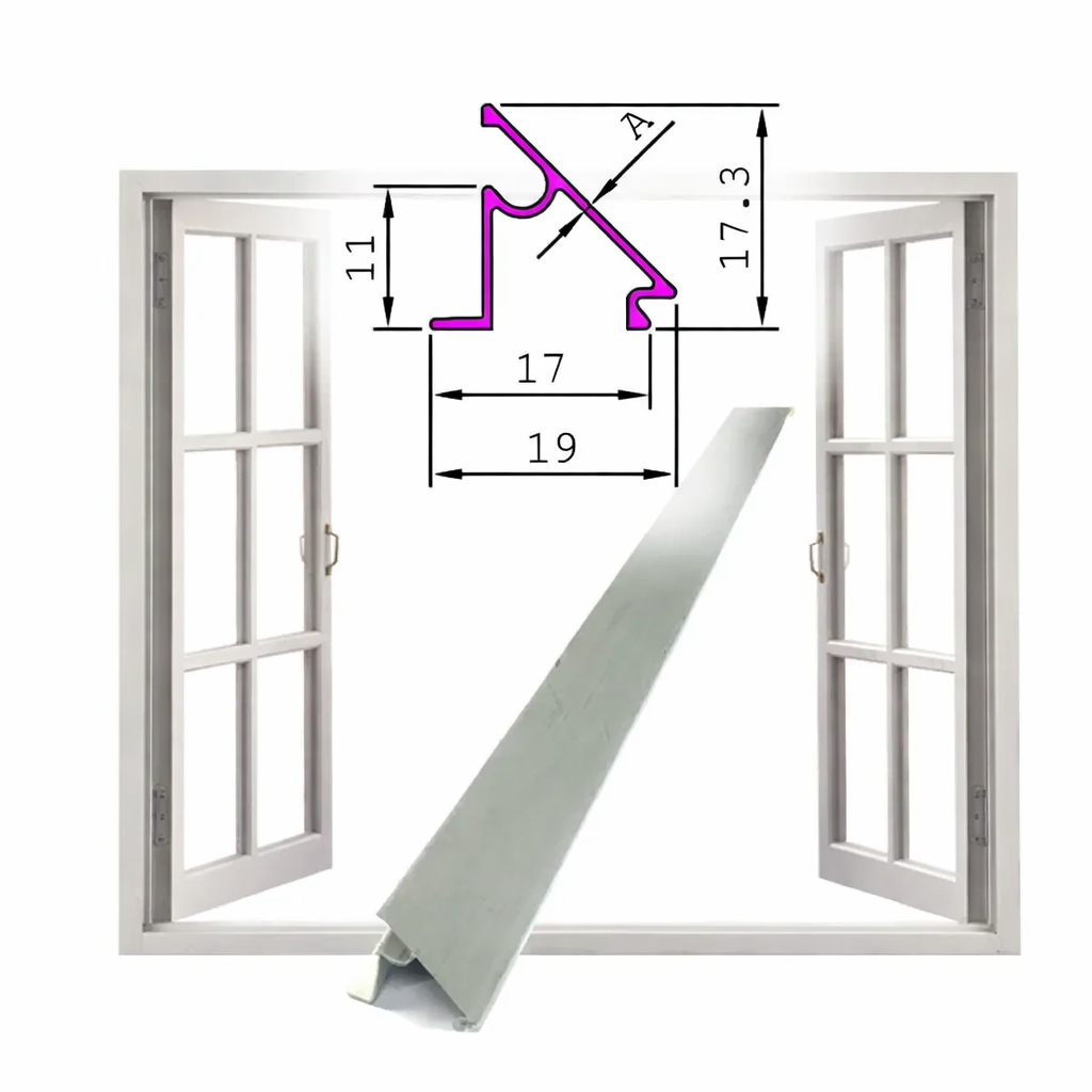 Alpro Extrusions Pvt. Ltd. Alpro Extrusions Pvt. Ltd I Glazing Clip (Taper Clip)