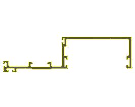 Procural Aluminum System Procural System UCW1.5 I UCW1.5-Operable Panel Female Mullion
