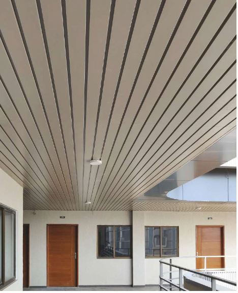 METALIUM MULTI-TECH PRODUCTS - Louvers Metalium I Ceilings I Linear 84C / 184C Metal Ceiling Panel