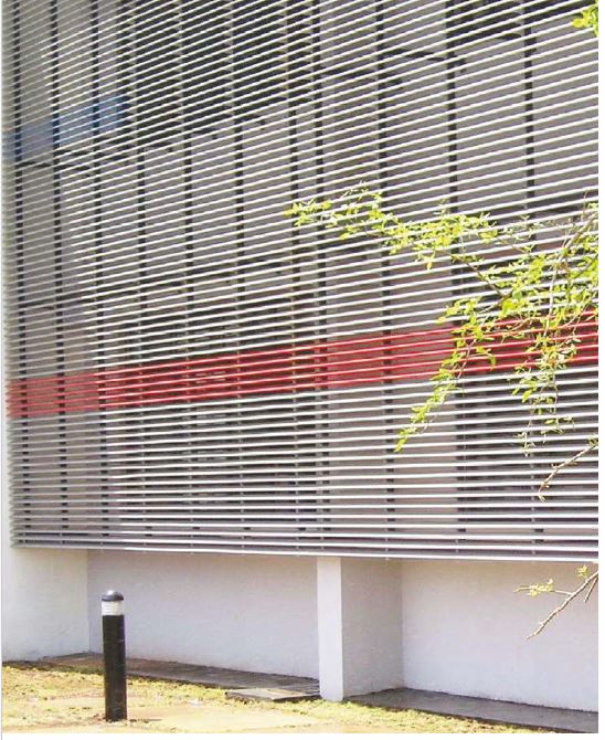 Metalium I SL-4 / SL-5 / H-3 Slanted Metal Louver Panel