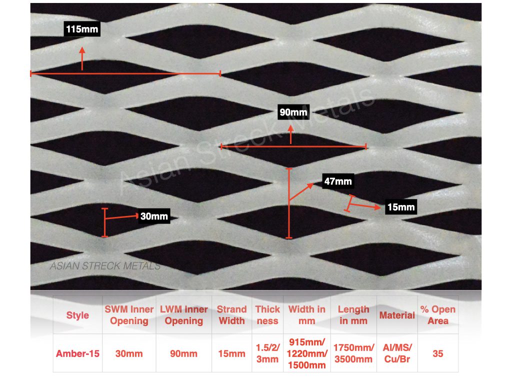 Asian Streck Metals Amber-15 | Asian Streck Metals