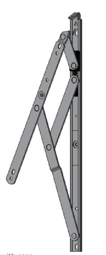 Cotswold FORTIS Heavy Duty Eurogroove Friction Stays