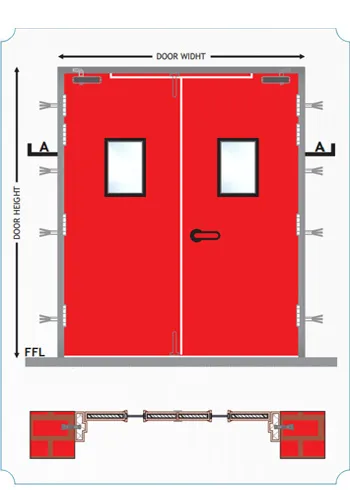 Supreme Metwood Pvt Ltd 55mm thick metal lead line Door I Supreme Metwood Pvt Ltd